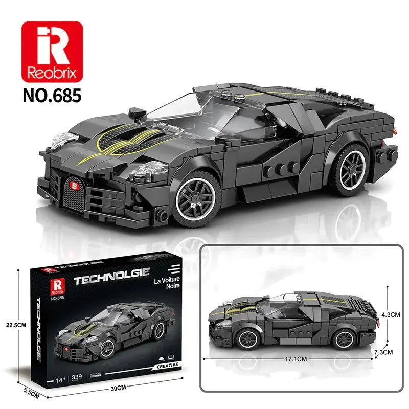 Bugatti la on sale voiture noire lego