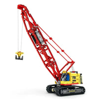 Thumbnail for Building Blocks Tech MOC APP RC Motorized Crawler Crane Bricks Toy - 3