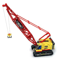 Thumbnail for Building Blocks Tech MOC APP RC Motorized Crawler Crane Bricks Toy - 1