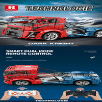 Thumbnail for Building Blocks Tech MOC RC APP Iron Knight Truck Bricks Toys 11008 - 7
