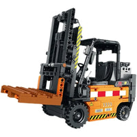 Thumbnail for Building Blocks Tech MOC RC Motorized Forklift Truck Bricks Toys 22002 - 1