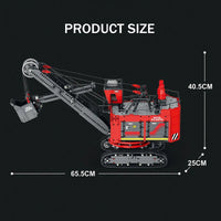 Thumbnail for Building Blocks Technical MOC 22014 RC APP Power Shovel Truck Bricks Toy - 5