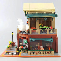 Thumbnail for Building Blocks Creator Expert City MOC Luxury Coffee Shop Bricks Toy - 8