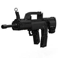 Thumbnail for Building Blocks Creator Military Weapon Heavy Duty Assault Rifle Bricks Toy - 2