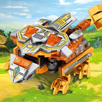 Thumbnail for Building Blocks Mech Dinosaur Transformation Robot Bricks Kids Toys - 3
