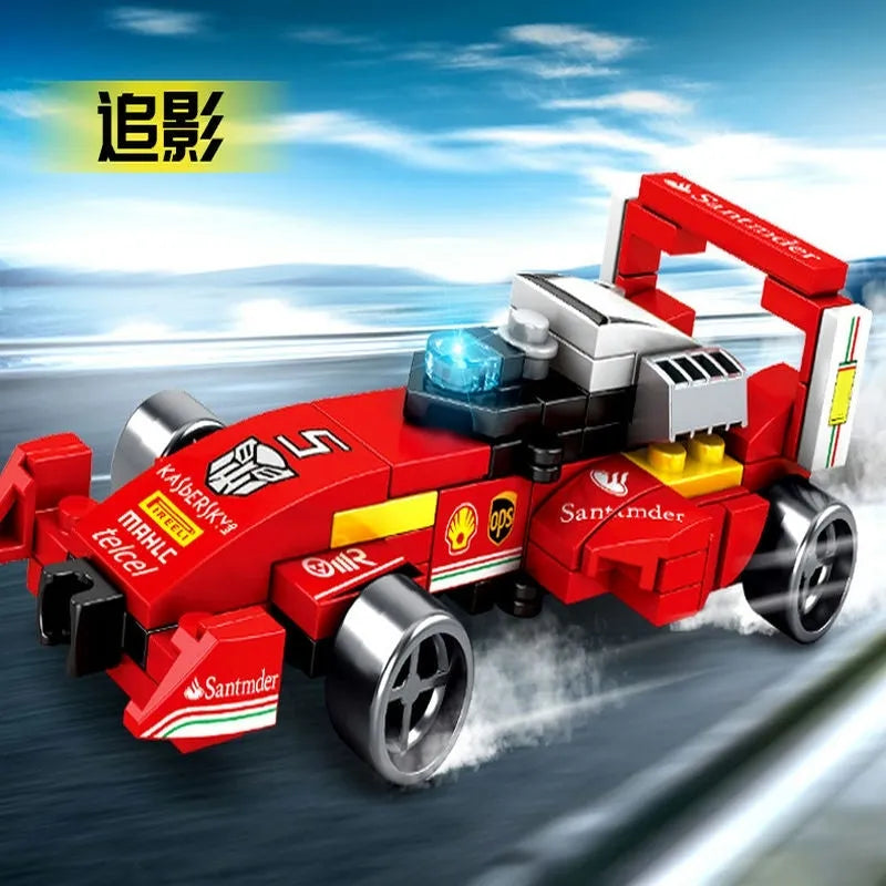 Robot Racing Car Building Blocks and Toys Set