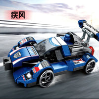 Thumbnail for Building Blocks Mechanical Transformation Robot Racing Car Bricks Toy - 5