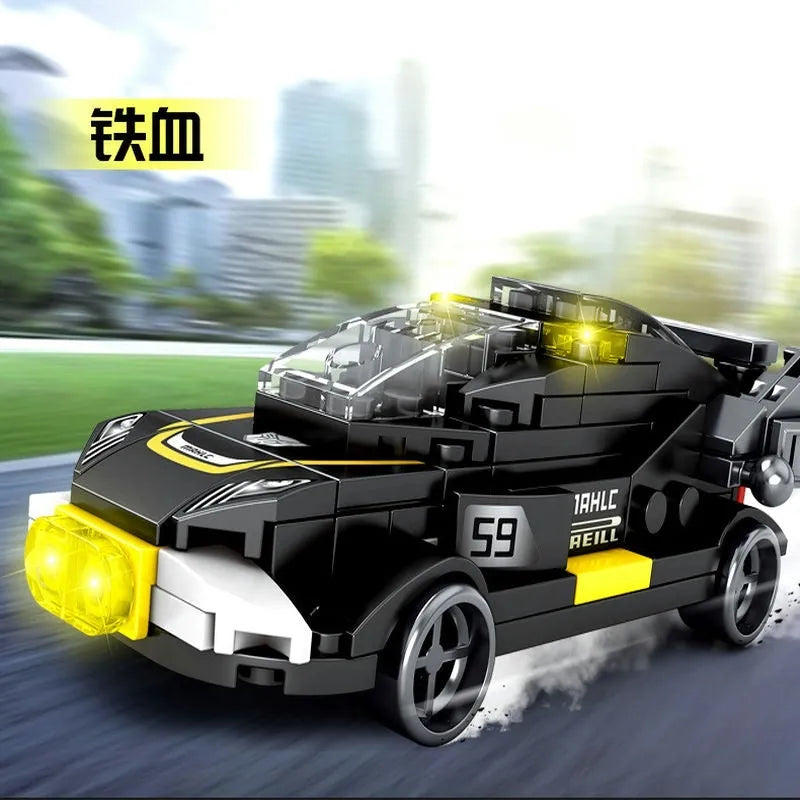 Building Blocks Mechanical Transformation Robot Racing Car Bricks Toy Construction Set Toys - 6