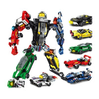 Thumbnail for Building Blocks Mechanical Transformation Robot Racing Car Bricks Toy - 1