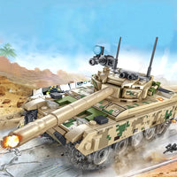 Thumbnail for Building Blocks Military China Army VT-4 Main Battle Tank Bricks Toy - 5