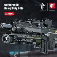 Thumbnail for Building Blocks Military Heavy Duty SWAT Assault Rifle Bricks Toy - 2