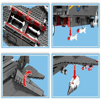 Thumbnail for Building Blocks Military MOC FC - 31 Fighter Aircraft Jet Bricks Toy - 4