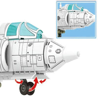 Thumbnail for Building Blocks Military MOC Q-5 Striker Aircraft Jet Bricks Toys - 8