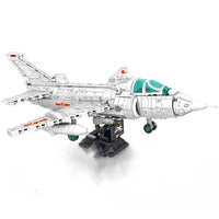 Thumbnail for Building Blocks Military MOC Q-5 Striker Aircraft Jet Bricks Toys - 1