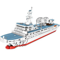 Thumbnail for Building Blocks Military Survey Vessel Sea Of Stars Research Ship Bricks Toy - 8