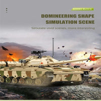 Thumbnail for Building Blocks Military USA Army Type 88A Main Battle Tank Bricks Toy Construction Set Toys - 3