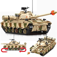 Thumbnail for Building Blocks Military USA Army Type 88A Main Battle Tank Bricks Toy - 6