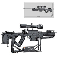 Thumbnail for Building Blocks Military Weapon MOC Heavy Duty Sniper Rifle Bricks Toy - 1
