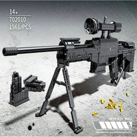 Thumbnail for Building Blocks Military Weapon MOC Heavy Duty Sniper Rifle Bricks Toy Construction Set Toys - 3