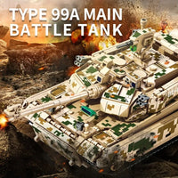 Thumbnail for Building Blocks Military WW2 99A Main Battle Tank Bricks Toy - 2