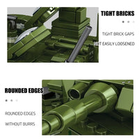 Thumbnail for Building Blocks Military WW2 Japan Type 10 Main Battle Tank Bricks Toys - 6