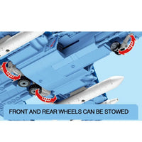 Thumbnail for Building Blocks Military WW2 MOC L-15 Fighter Jet Airplane Bricks Toy - 5