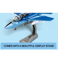 Thumbnail for Building Blocks Military WW2 MOC L-15 Fighter Jet Airplane Bricks Toy - 6