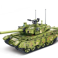 Thumbnail for Building Blocks Military WW2 Type 99A MOC Main Battle Tank Bricks Toy - 1