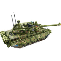 Thumbnail for Building Blocks Military WW2 Type 99A MOC Main Battle Tank Bricks Toy - 4