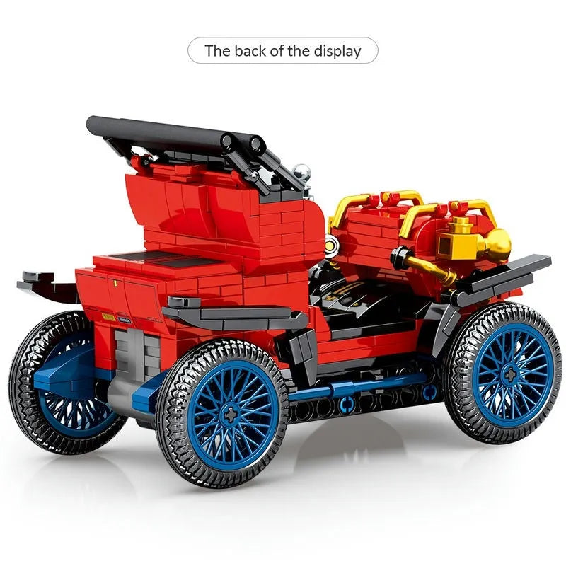 Building Blocks MOC 705400 Vintage Classic Retro Car Bricks Toys - 7