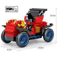 Thumbnail for Building Blocks MOC 705400 Vintage Classic Retro Car Bricks Toys - 1