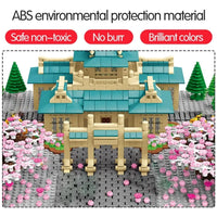 Thumbnail for Building Blocks MOC Cherry Blossom Season Tree House Bricks Toy Construction Set Toys - 4