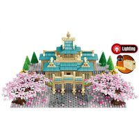 Thumbnail for Building Blocks MOC Cherry Blossom Season Tree House Bricks Toy Construction Set Toys - 1