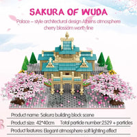 Thumbnail for Building Blocks MOC Cherry Blossom Season Tree House Bricks Toy Construction Set Toys - 3