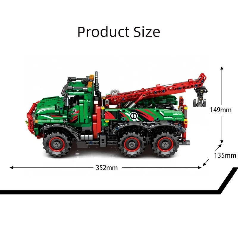 Building Blocks MOC City All Terrain Mountain Car Truck Bricks Toys Construction Set Toys - 2