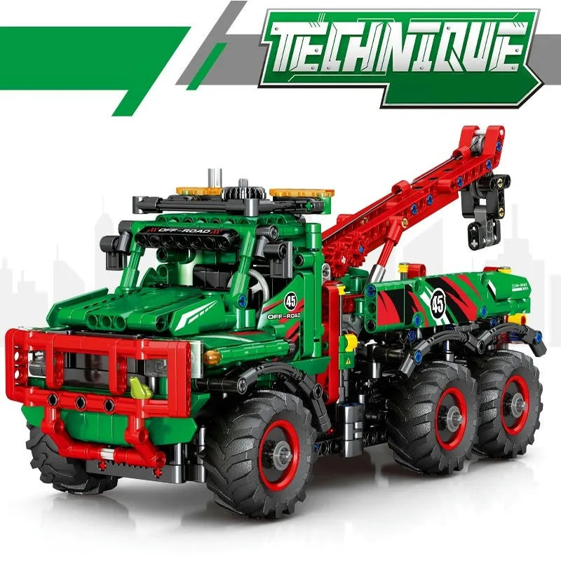 Building Blocks MOC City All Terrain Mountain Car Truck Bricks Toys - 1