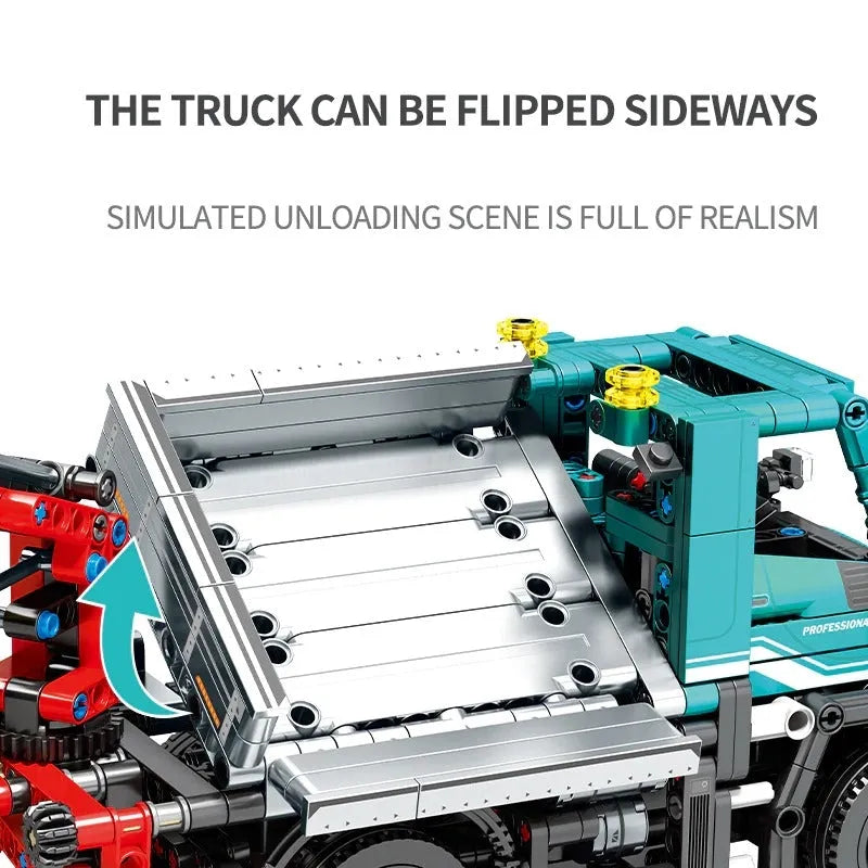 Building Blocks MOC City Off Road Engineering Crane Truck Bricks Toy Construction Set Toys - 4