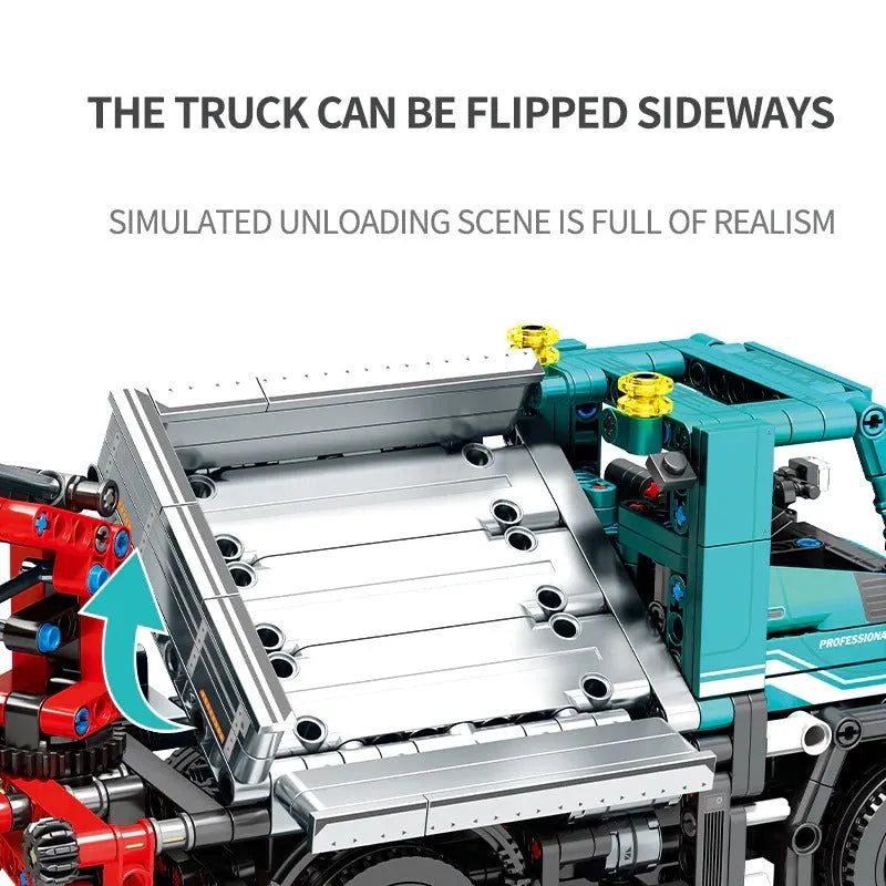 Building Blocks MOC City Off Road Engineering Crane Truck Bricks Toy - 4