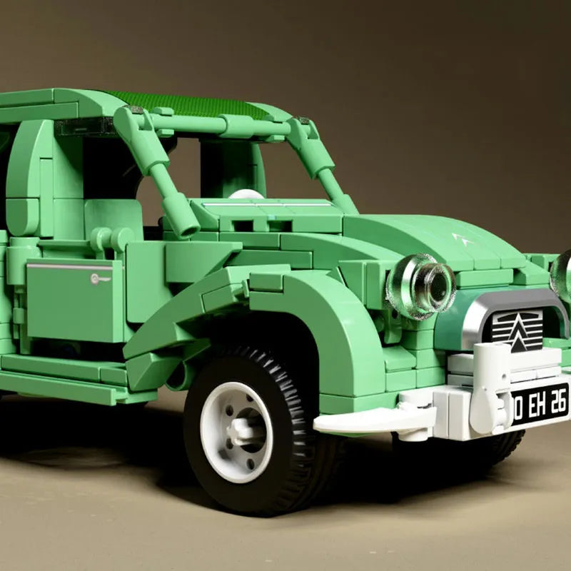 Building Blocks MOC Classic Citroen Vintage Car Bricks Toys 705500 - 2