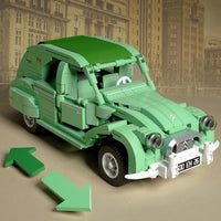 Thumbnail for Building Blocks MOC Classic Citroen Vintage Car Bricks Toys 705500 - 8