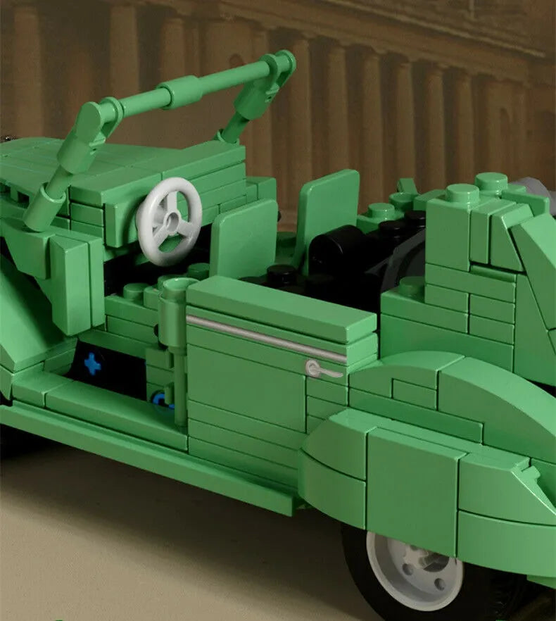 Building Blocks MOC Classic Citroen Vintage Car Bricks Toys 705500 - 4