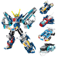 Thumbnail for Building Blocks MOC Expert Mecha Warrior Transformed Steel Robot Bricks Toy Construction Set Toys - 1