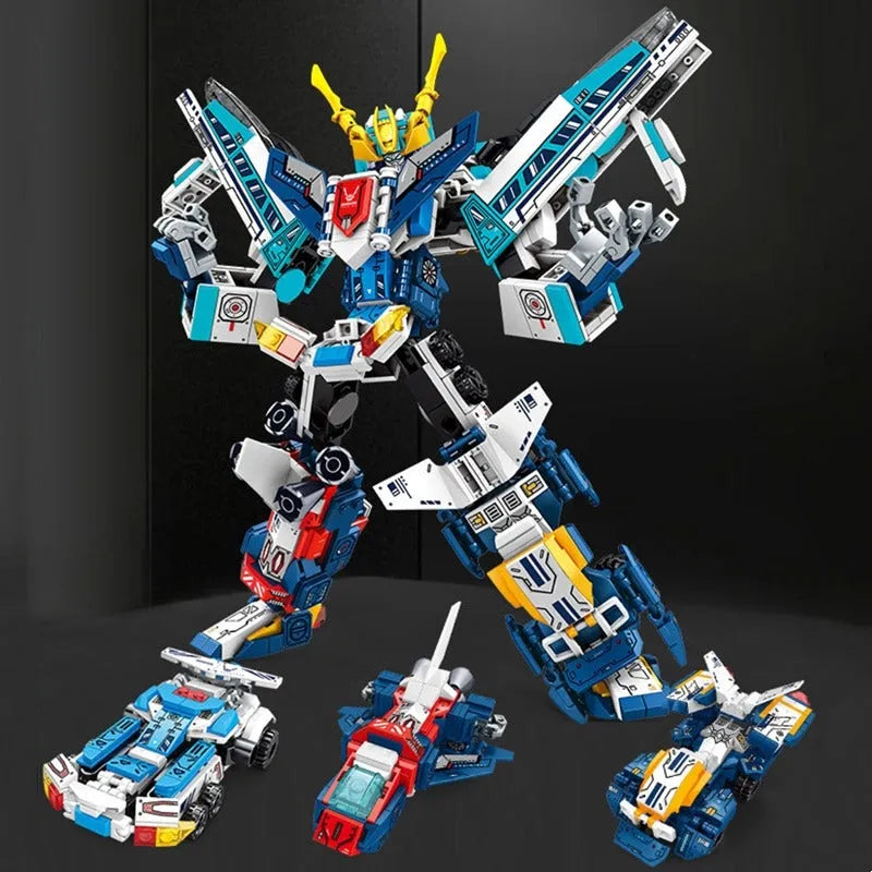 Building Blocks MOC Expert Mecha Warrior Transformed Steel Robot Bricks Toy Construction Set Toys - 2