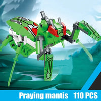 Thumbnail for Building Blocks MOC Expert Transforming Insect Mech Robot Bricks Toys - 6
