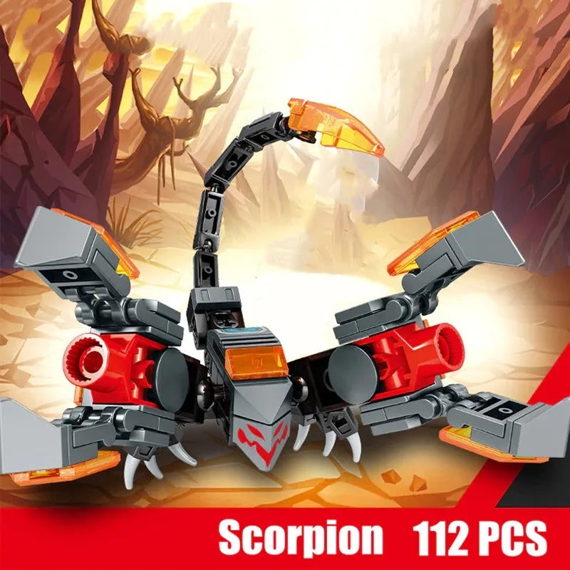 Building Blocks MOC Expert Transforming Insect Mech Robot Bricks Toys - 7