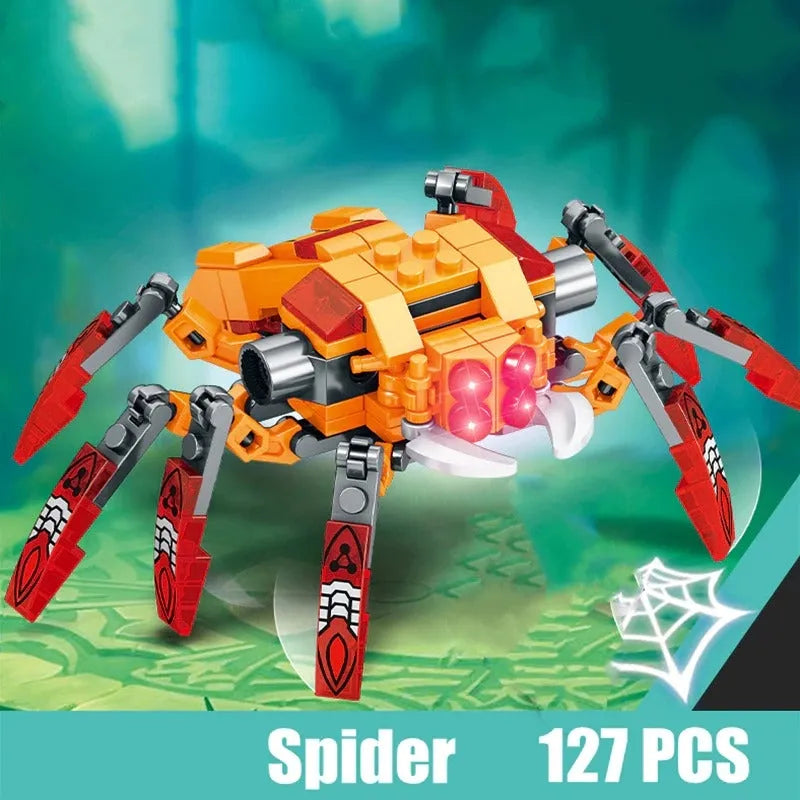 Building Blocks MOC Expert Transforming Insect Mech Robot Bricks Toys - 5