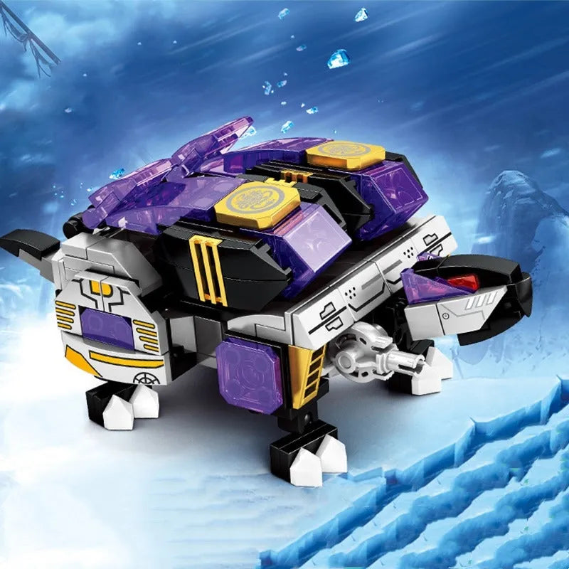 Building Blocks MOC Expert Transforming Mecha Of Steel Robot Bricks Toy Construction Set Toys - 8
