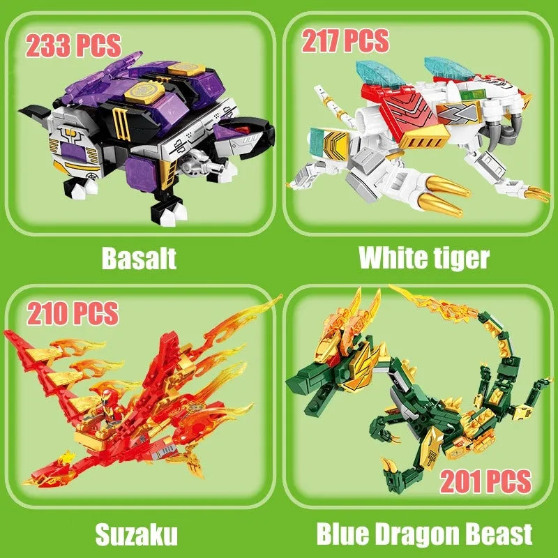Building Blocks MOC Expert Transforming Mecha Of Steel Robot Bricks Toy Construction Set Toys - 5