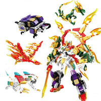 Thumbnail for Building Blocks MOC Expert Transforming Mecha Of Steel Robot Bricks Toy Construction Set Toys - 1