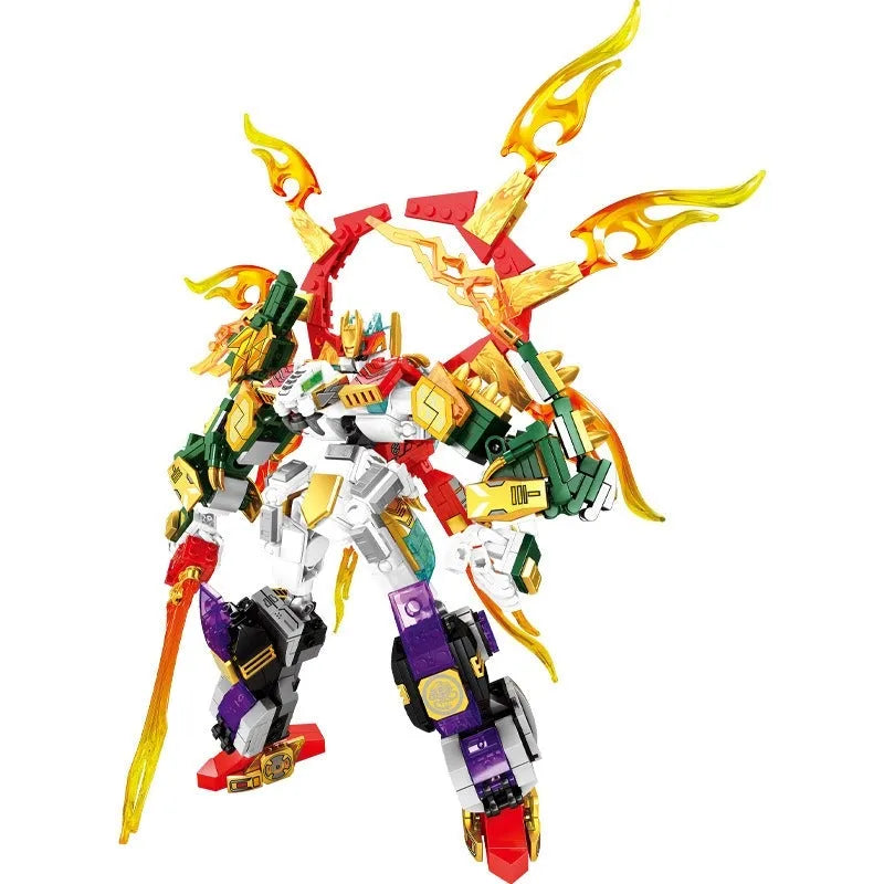 Building Blocks MOC Expert Transforming Mecha Of Steel Robot Bricks Toy Construction Set Toys - 3